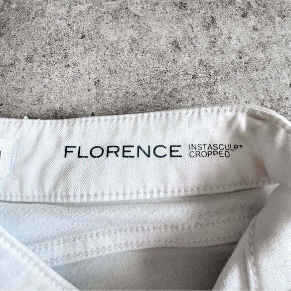 DL1961 White Florence Instasculpt Cropped Size 25 - Picture 7 of 8